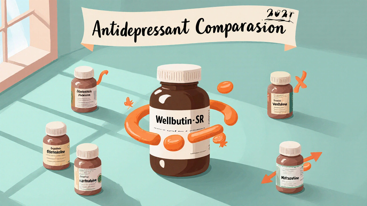 Wellbutrin SR (Bupropion) vs Top Antidepressant Alternatives - 2025 Comparison