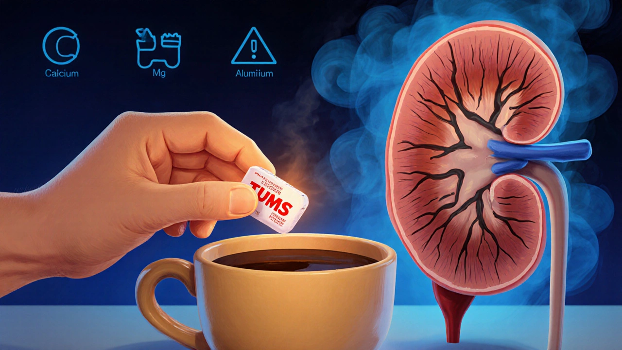 Antacids and Kidney Disease: What You Need to Know About Phosphate Binders and Dangerous Interactions